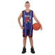 Форма баскетбольна дитяча NBA клуб Raptors 15 BA-9828 S-2XL фіолетово-червоний