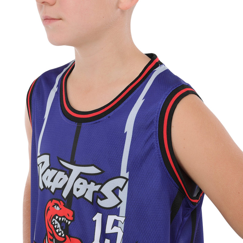 Форма баскетбольна дитяча NBA клуб Raptors 15 BA-9828 S-2XL фіолетово-червоний