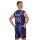 Форма баскетбольна дитяча NBA клуб Raptors 15 BA-9828 S-2XL фіолетово-червоний