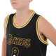 Форма баскетбольна дитяча NBA клуб Los Angeles Lakers 8 BA-9829 S-2XL чорний-жовтий
