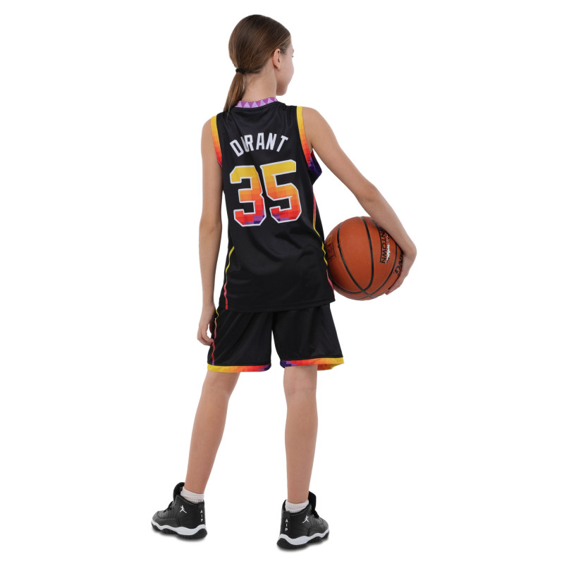 Форма баскетбольна дитяча NBA клуб Phoenix Suns 35 BA-9830 S-2XL чорний-жовтий