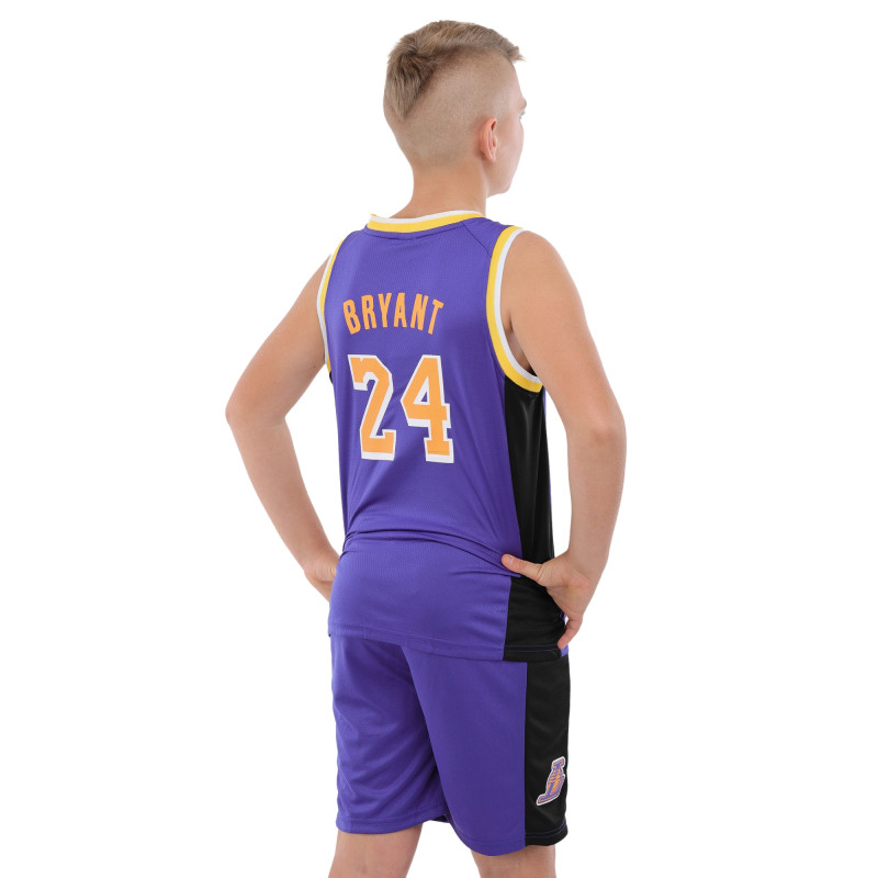 Форма баскетбольна дитяча NBA клуб Los Angeles Lakers 24 BA-9831 S-2XL фіолетовий-жовтий