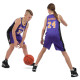 Форма баскетбольна дитяча NBA клуб Los Angeles Lakers 24 BA-9831 S-2XL фіолетовий-жовтий
