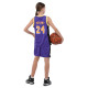 Форма баскетбольна дитяча NBA клуб Los Angeles Lakers 24 BA-9831 S-2XL фіолетовий-жовтий