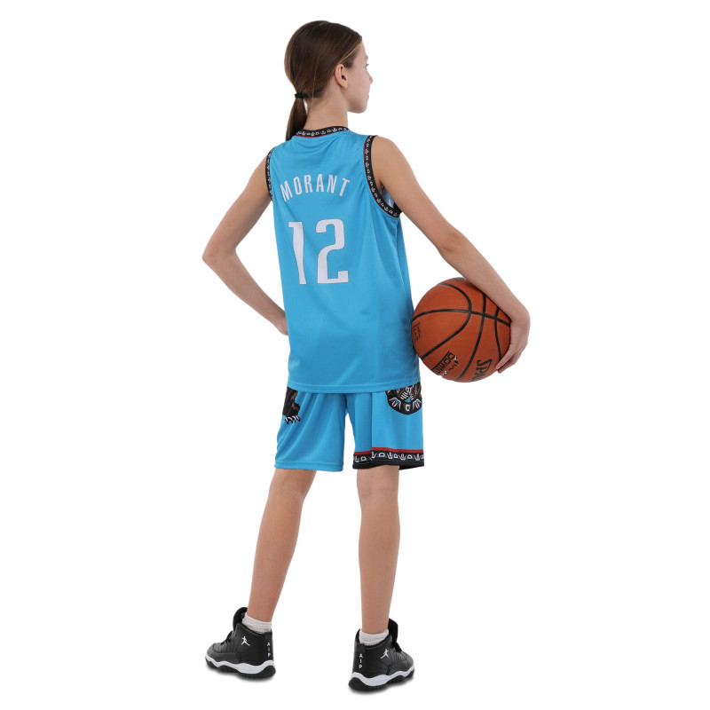 Форма баскетбольна дитяча NBA клуб Vancouver Grizzlies 12 BA-9832 S-2XL блакитний