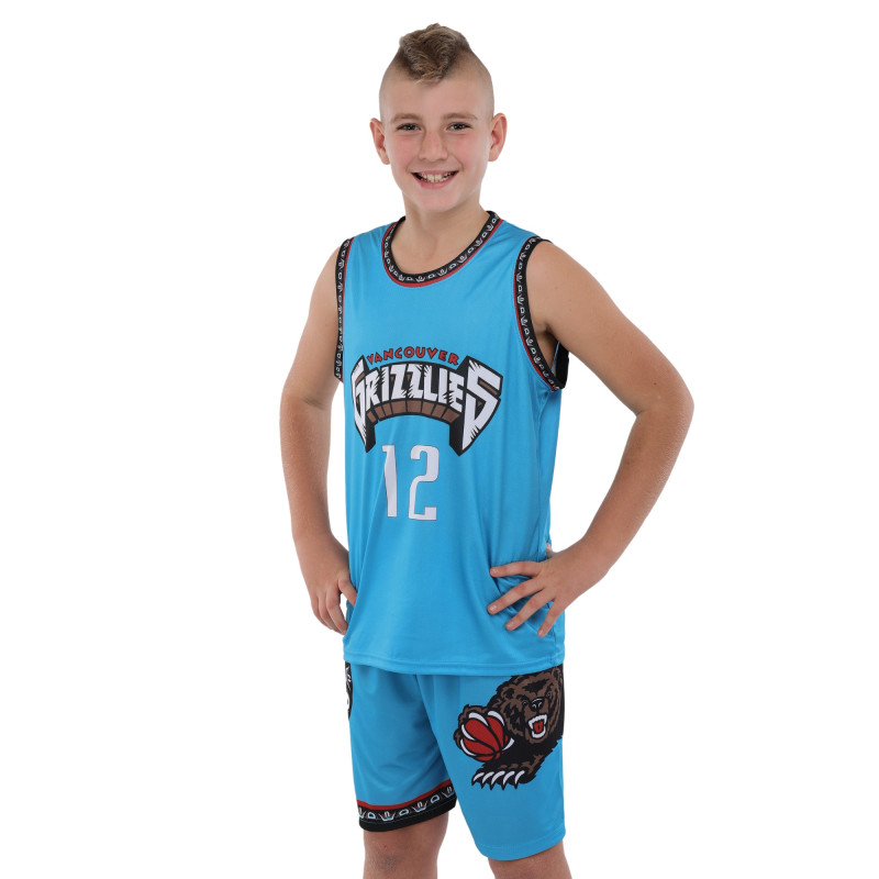 Форма баскетбольна дитяча NBA клуб Vancouver Grizzlies 12 BA-9832 S-2XL блакитний