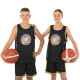 Форма баскетбольна дитяча NBA клуб Golden state warriors 30 BA-9963 S-2XL чорний-жовтий