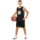 Форма баскетбольна дитяча NBA клуб Golden state warriors 30 BA-9963 S-2XL чорний-жовтий
