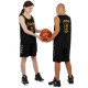 Форма баскетбольна дитяча NBA клуб Los Angeles Lakers 6 BA-9967 S-2XL чорний-жовтий