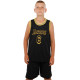 Форма баскетбольна дитяча NBA клуб Los Angeles Lakers 6 BA-9967 S-2XL чорний-жовтий