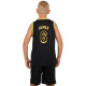 Форма баскетбольна дитяча NBA клуб Los Angeles Lakers 6 BA-9967 S-2XL чорний-жовтий