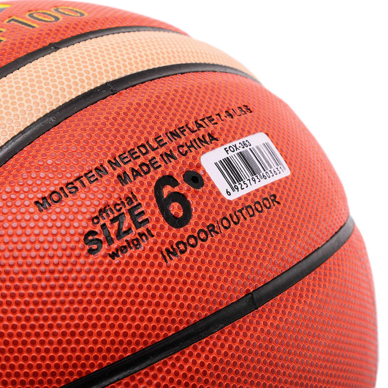М'яч баскетбольний FOX BA-GM6X №6 PU помаранчевий