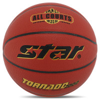 М'яч баскетбольний STAR TORNADO 2000 BB3157 розмір 7 червоний