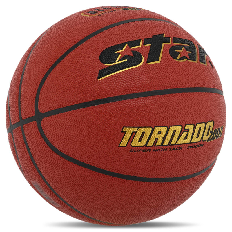 М'яч баскетбольний STAR TORNADO 2000 BB3157 розмір 7 червоний