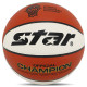М'яч баскетбольний STAR CHAMPION BB316-25 розмір 6 помаранчевий-білий