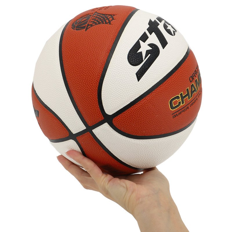 М'яч баскетбольний STAR CHAMPION BB316-25 розмір 6 помаранчевий-білий