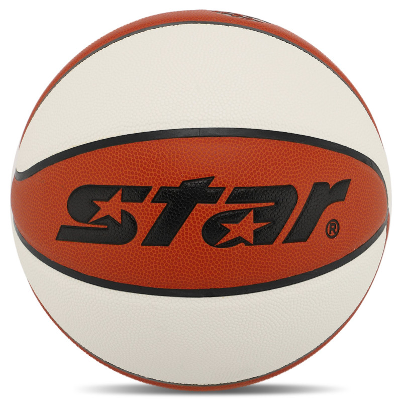 М'яч баскетбольний STAR CHAMPION BB316-25 розмір 6 помаранчевий-білий