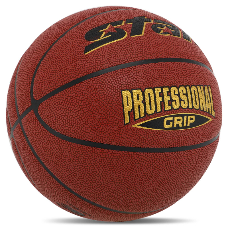 М'яч баскетбольний STAR PROFESSIONAL GRIP BB3167C розмір 7 червоний