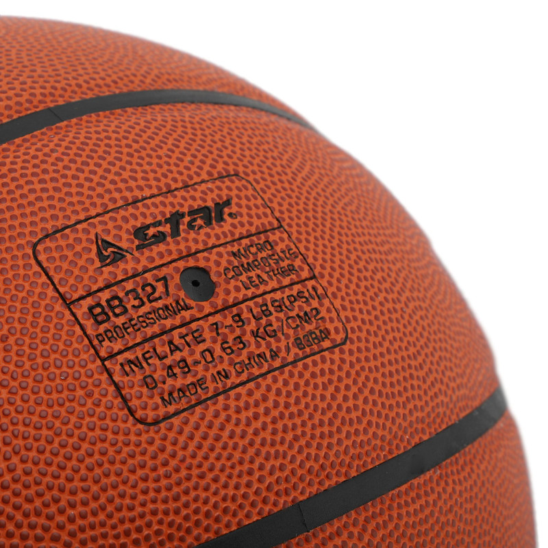 М'яч баскетбольний STAR PROFESSIONAL BB327 розмір 7 помаранчевий