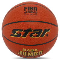 М'яч баскетбольний STAR NABA JUMBO FIBA BB337 розмір 7 помаранчевий