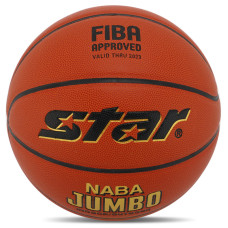 М'яч баскетбольний STAR NABA JUMBO FIBA BB337 розмір 7 помаранчевий