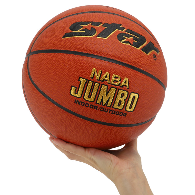 М'яч баскетбольний STAR NABA JUMBO FIBA BB337 розмір 7 помаранчевий