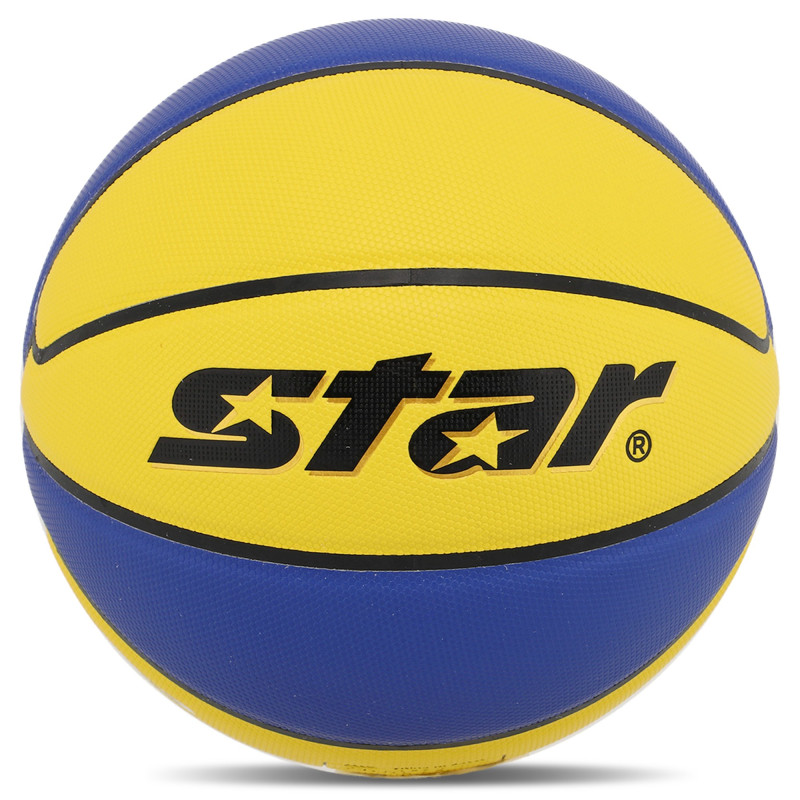 М'яч баскетбольний STAR 3ON3 BB4136C розмір 6 жовтий-синий
