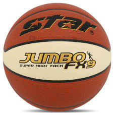 М'яч баскетбольний STARJUMBO FX9 BB426-25 розмір 6 помаранчевий-білий