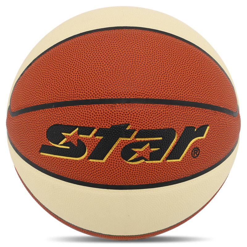 М'яч баскетбольний STARJUMBO FX9 BB426-25 розмір 6 помаранчевий-білий