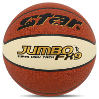 М'яч баскетбольний STAR JUMBO FX9 BB427-25 розмір 7 помаранчевий-білий