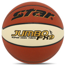 М'яч баскетбольний STAR JUMBO FX9 BB427-25 розмір 7 помаранчевий-білий