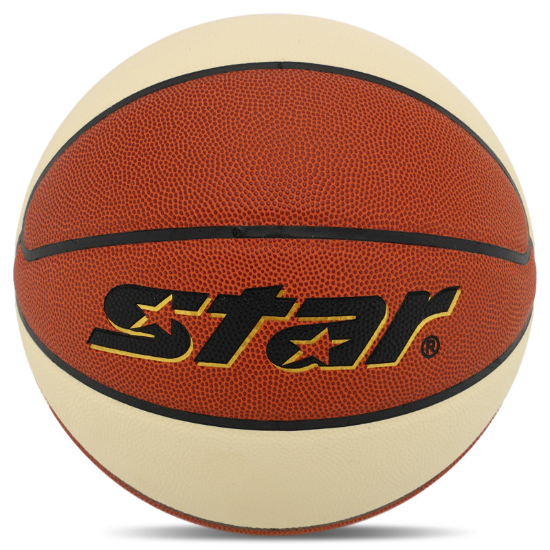 М'яч баскетбольний STAR JUMBO FX9 BB427-25 розмір 7 помаранчевий-білий