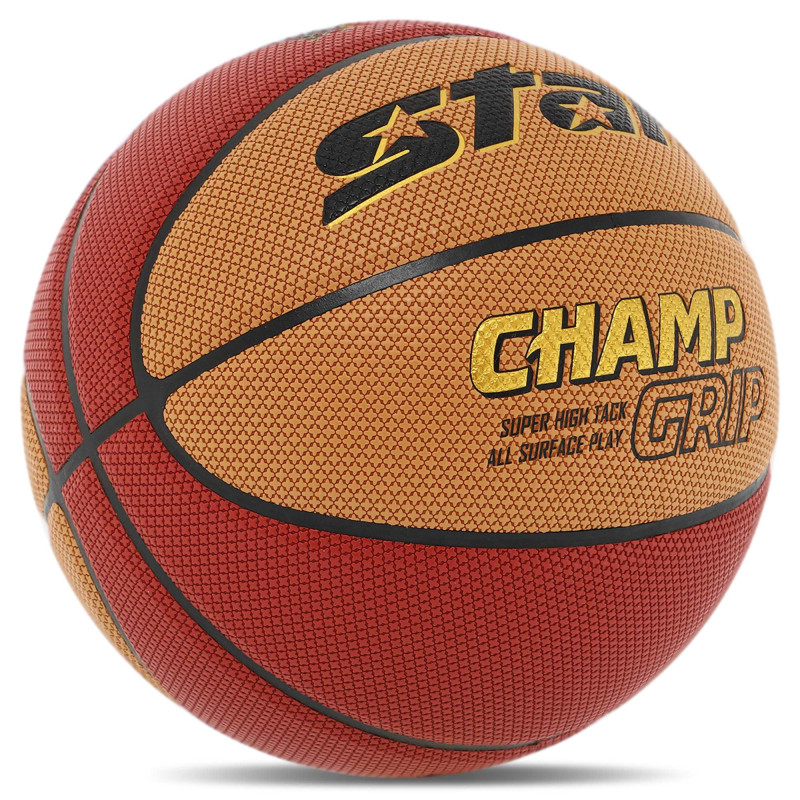 М'яч баскетбольний STAR CHAMP GRIP BB4277C розмір 7 кольори в асортименті