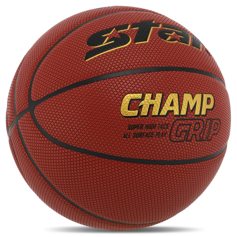 М'яч баскетбольний STAR CHAMP GRIP BB4277C розмір 7 кольори в асортименті