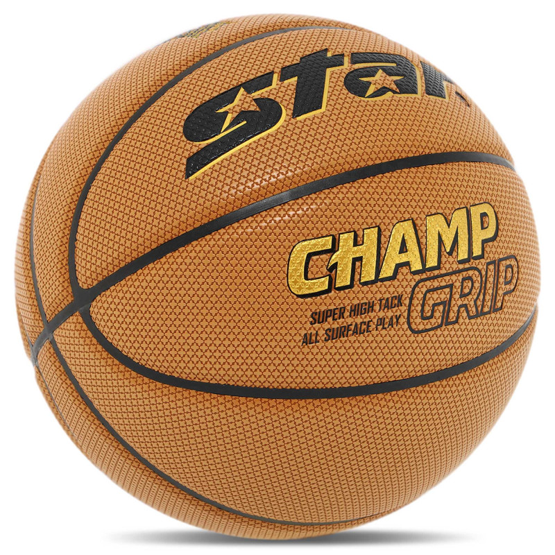 М'яч баскетбольний STAR CHAMP GRIP BB4277C розмір 7 кольори в асортименті