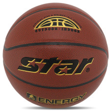 М'яч баскетбольний STAR ENERGY BB4317 розмір 7 коричневий