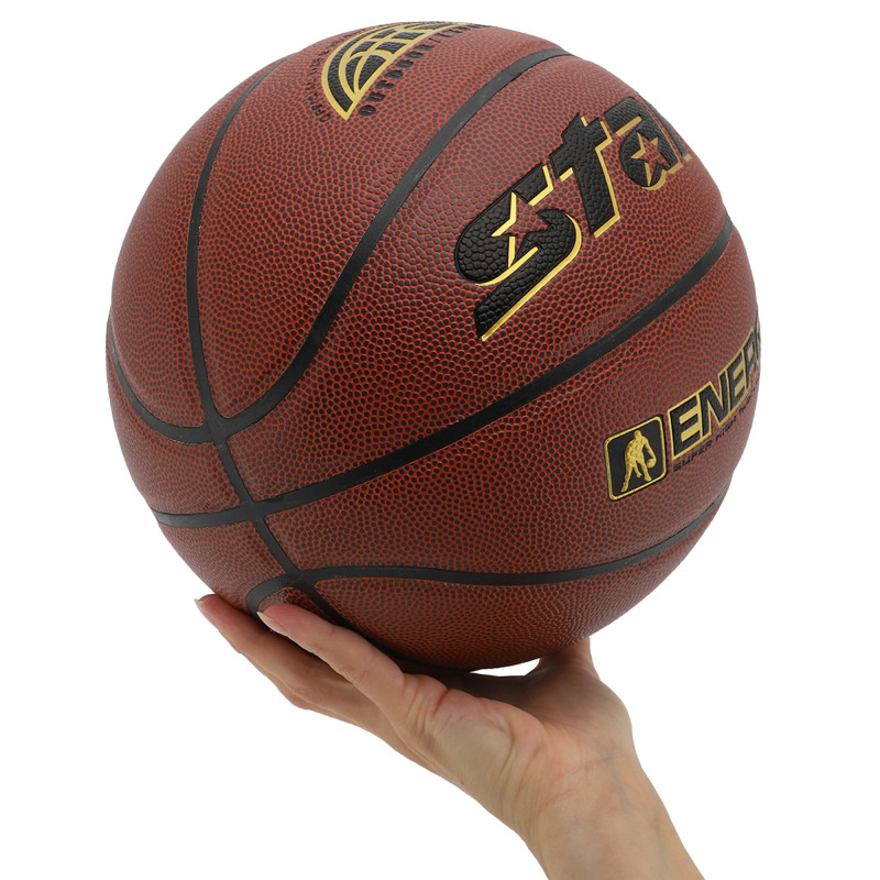 М'яч баскетбольний STAR ENERGY BB4317 розмір 7 коричневий