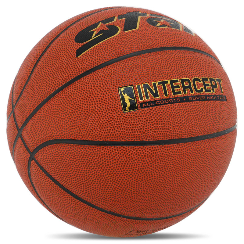 М'яч баскетбольний STAR INTERCEPT BB4505 розмір 5 помаранчевий