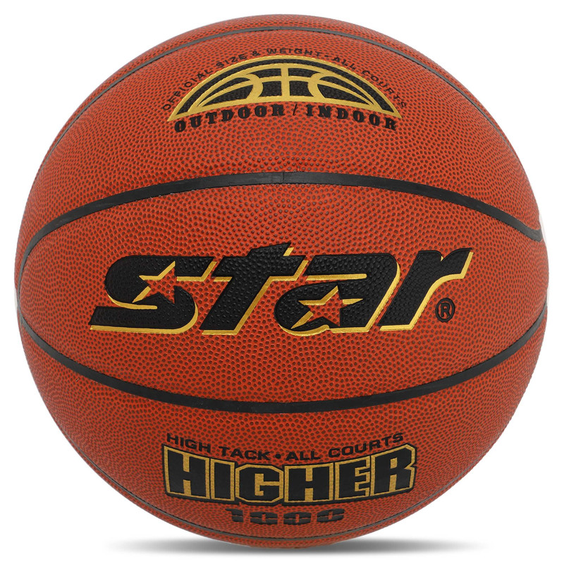 М'яч баскетбольний STAR HIGHER 1000 BB4647 розмір 7 помаранчевий