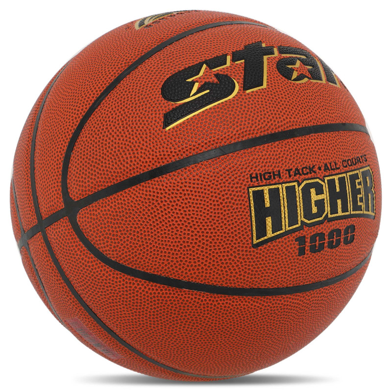 М'яч баскетбольний STAR HIGHER 1000 BB4647 розмір 7 помаранчевий