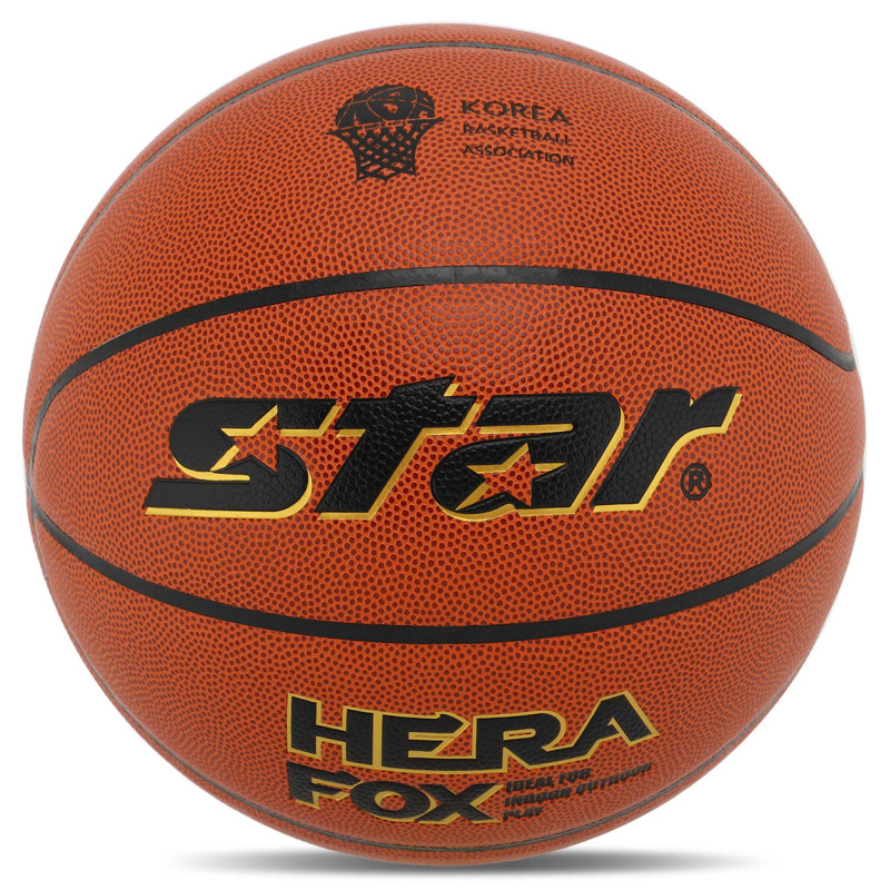 М'яч баскетбольний STAR HERA FOX BB4707C розмір 7 червоний