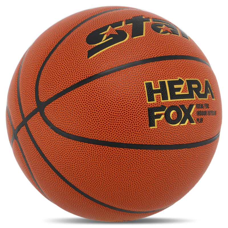 М'яч баскетбольний STAR HERA FOX BB4707C розмір 7 червоний