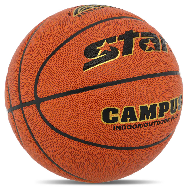 М'яч баскетбольний STAR CAMPUS BB4827C розмір 7 помаранчевий