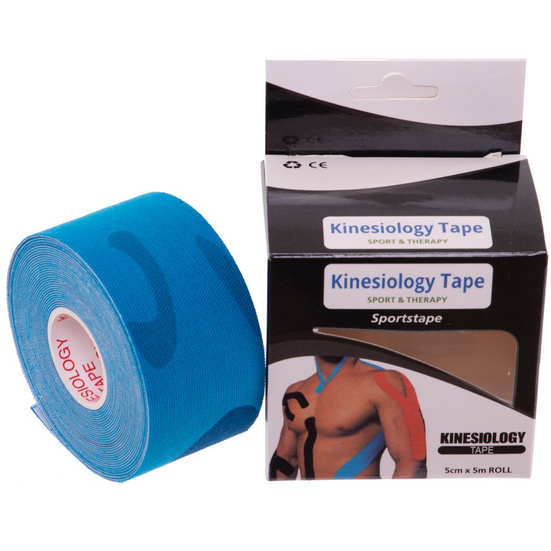 Кінезіо тейп для обличчя та тіла Kinesio tape SP-Sport BC-0474-3_8 розмір 3,8смх5м кольори в асортименті