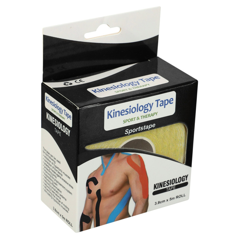 Кінезіо тейп для обличчя та тіла Kinesio tape SP-Sport BC-1091-3_8 розмір 3,8 смх5м кольори в асортименті