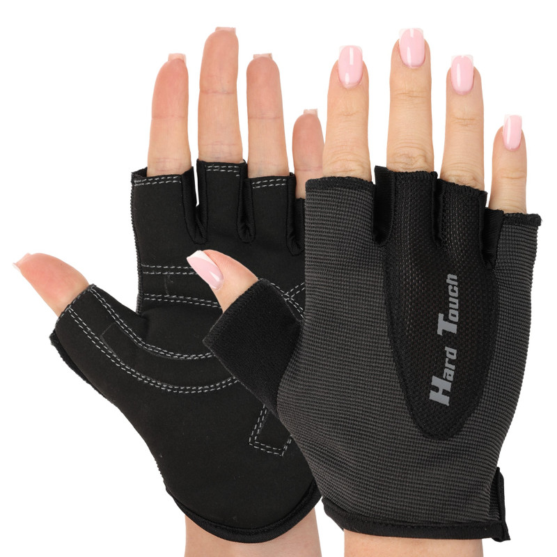 Рукавиці для фітнесу та тренувань HARD TOUCH BC-8092 S-XL кольори в асортименті