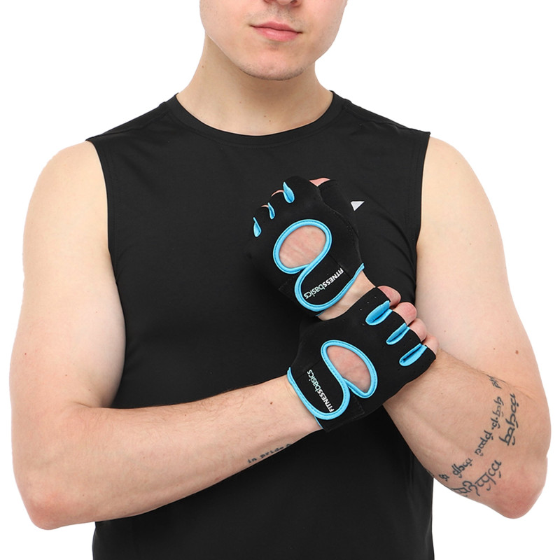 Рукавиці для фітнесу та тренувань FITNESS BASICS BC-893 S-XL кольори в асортименті