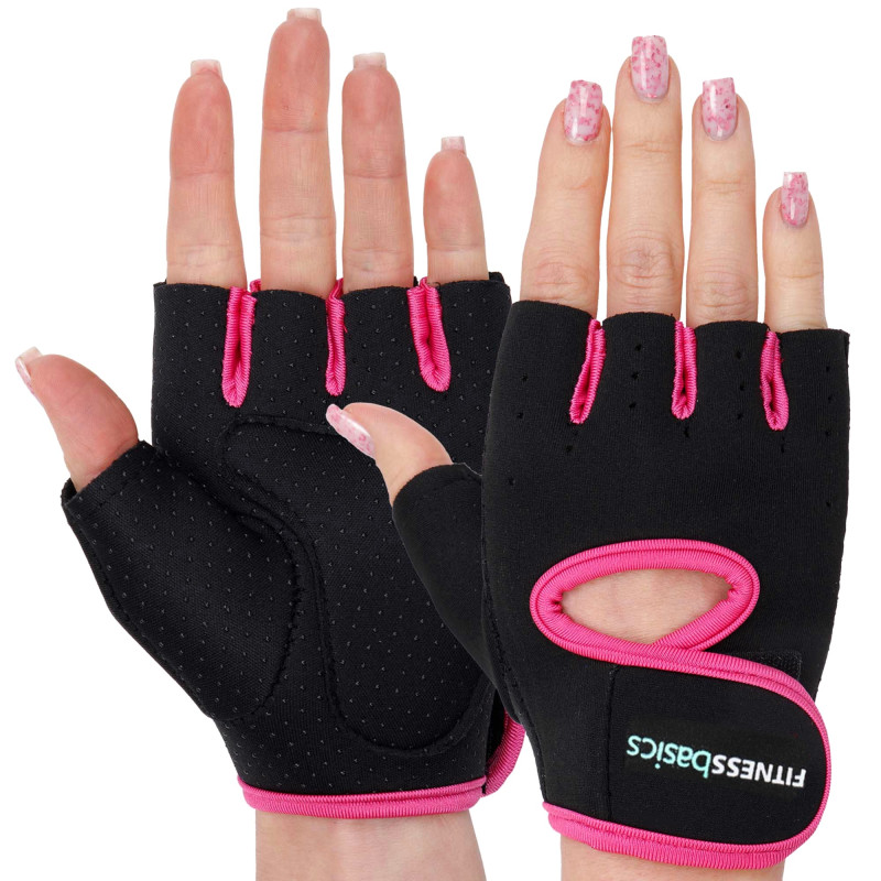 Рукавиці для фітнесу та тренувань FITNESS BASICS BC-893 S-XL кольори в асортименті