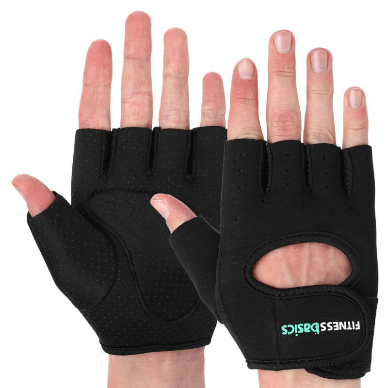 Рукавиці для фітнесу та тренувань FITNESS BASICS BC-893 S-XL кольори в асортименті