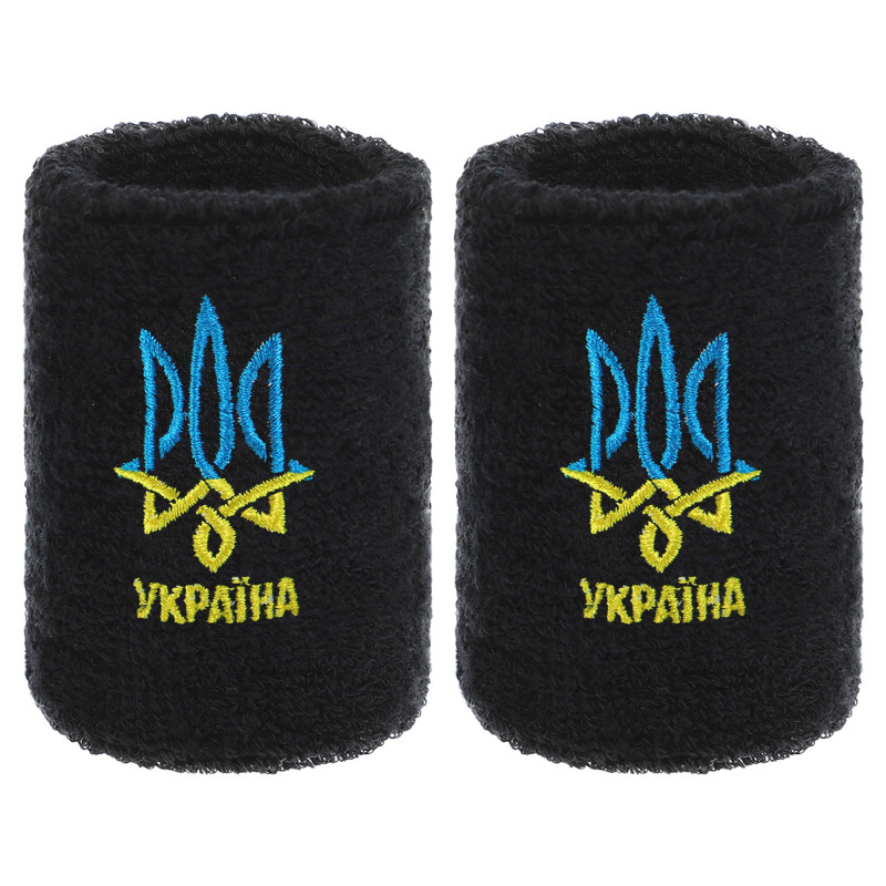 Напульсник спортивний махровий вбираючий вологу УКРАЇНА BC-9273 1шт кольори в асортименті